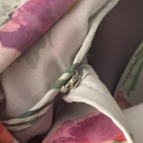 Ted Baker Floral Lavender Short Romper Wrap Detail Size 3 (US 8) - Picture 13 of 16